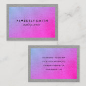 Zeitgenössische Zwei-Tonen-Textur Visitenkarte (Vorne/Hinten)