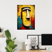 Zeitgenössischer abstrakter Expressionismus — Stei Poster (Heimbüro)