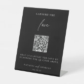 Zeitgenössischer Chic Minimalistisch Capture Die L Sockelschild (Vorderseite)