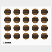 Zeitgenössischer Coffee Bean Sticker für Spaß und (Blatt)