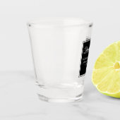 Zeitgenössischer Dank Gastgeschenk Hochzeit Schnapsglas (Links)