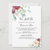 Zeitgenössischer Eukalyptus, den wir immer noch ne Einladung (Vorderseite)