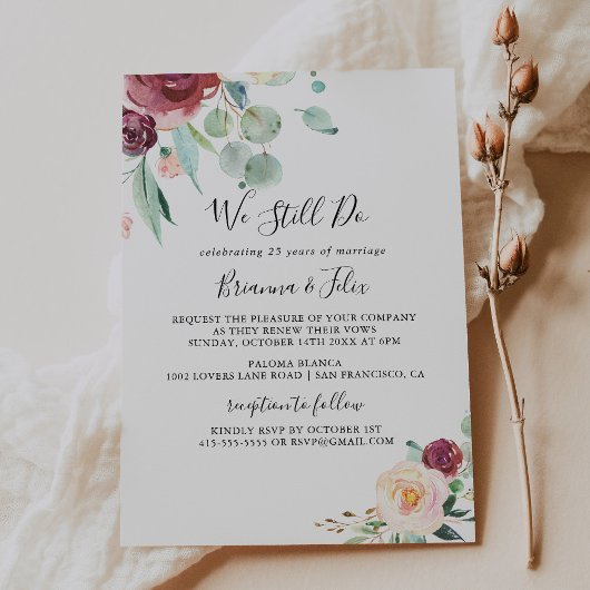 Zeitgenössischer Eukalyptus, den wir immer noch ne Einladung