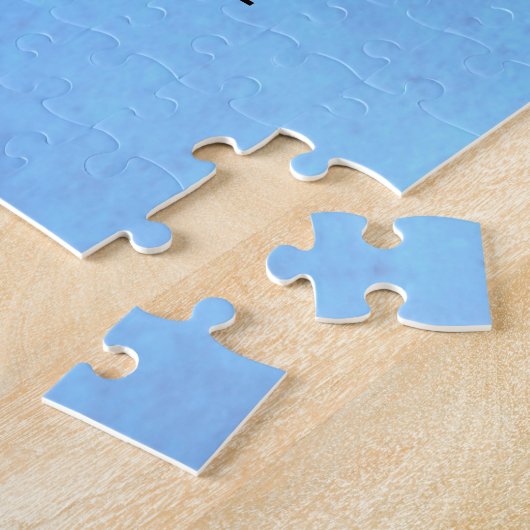 Zeitgenössischer Familienbaum: Blau Puzzle (Seite)