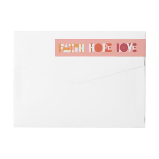 zeitgenössischer, farbenfroher Feiertag Wraparound (Rückseite)