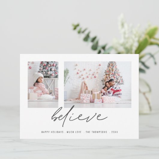 Zeitgenössischer Glaube 2 Fotos Script Weihnachten (Stehend Vorderseite)