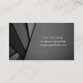 Zeitgenössischer grauer Hintergrund Visitenkarte (Rückseite)