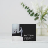 zeitgenössischer Hahn Visitenkarte (Stehend Vorderseite)