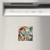 Zeitgenössischer Jazzmusiker Magnet (In Situ (Geschirrspüler))