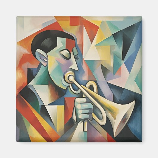 Zeitgenössischer Jazzmusiker Magnet (Vorne)