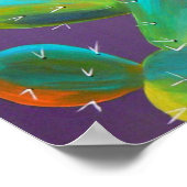 Zeitgenössischer Kakteen Art Print Poster (Ecke)