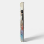 Zeitgenössischer Kosmos Abstraktes Design Case-Mate iPhone Hülle (Rückseite / Links)