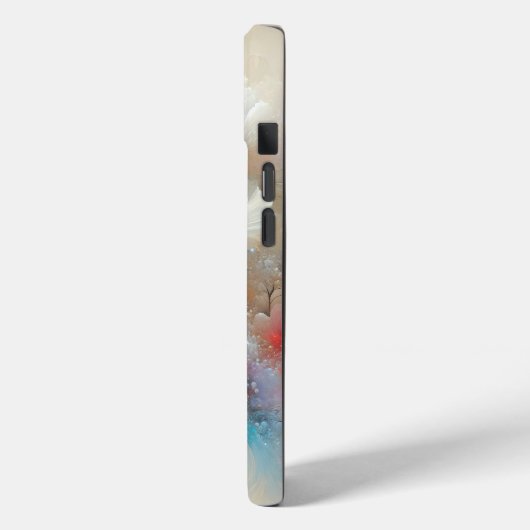 Zeitgenössischer Kosmos Abstraktes Design Case-Mate iPhone Hülle (Rückseite / Links)