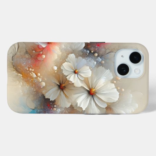 Zeitgenössischer Kosmos Abstraktes Design Case-Mate iPhone Hülle (Rückseite (Horizontal))