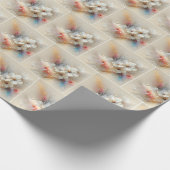 Zeitgenössischer Kosmos Abstraktes Design Geschenkpapier (Ecke)