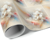 Zeitgenössischer Kosmos Abstraktes Design Geschenkpapier (Rolleneckpunkt)