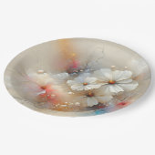 Zeitgenössischer Kosmos Abstraktes Design Pappteller (Schrägansicht)