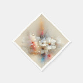 Zeitgenössischer Kosmos Abstraktes Design Serviette (Ecke)