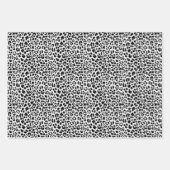 Zeitgenössischer Leopard und Zebra Geschenkpapier Set (Vorderseite 3)