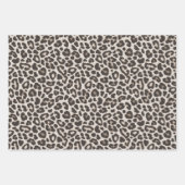 Zeitgenössischer Leopard und Zebra Geschenkpapier Set (Vorderseite 2)