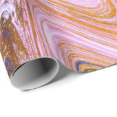 Zeitgenössischer rosa Marmor Abstrakt Geschenkpapier (Rolleneckpunkt)