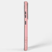 Zeitgenössischer rustikaler Glitzer Pink Samsung G Samsung Galaxy Hülle (Rechte Seite)