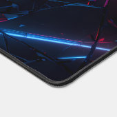 Zeitgenössischer Schatterglas-Abstrakter Neon Schreibtischunterlage (Ecke)