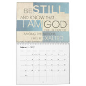 Zeitgenössischer Schrifts-Kunst-Kalender Kalender (Feb 2027)