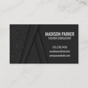 Zeitgenössischer schwarzer Luxus Textur Hintergrun Visitenkarte