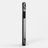 Zeitgenössischer silberner metallischer Case-Mate iPhone hülle (Hinten/Rechts)