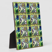 Zeitgenössischer Spaß Mosaikkunst Print - Eine spi Fotoplatte (Seite)