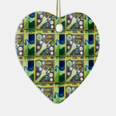 Zeitgenössischer Spaß Mosaikkunst Print - Eine spi Keramik Ornament (Rechts)