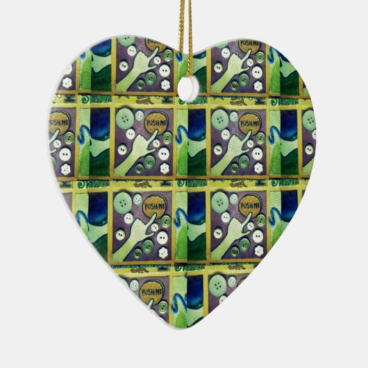 Zeitgenössischer Spaß Mosaikkunst Print - Eine spi Keramik Ornament (Rechts)