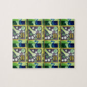 Zeitgenössischer Spaß Mosaikkunst Print - Eine spi Puzzle (Horizontal)