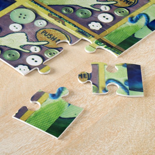 Zeitgenössischer Spaß Mosaikkunst Print - Eine spi Puzzle (Seite)