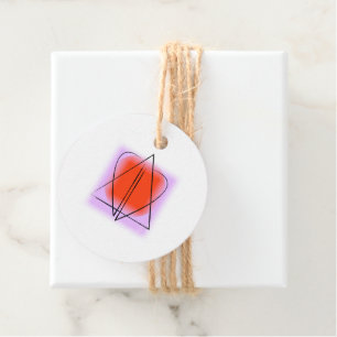 Zeitgenössischer Star von David/Heart Round Gevor Geschenkanhänger