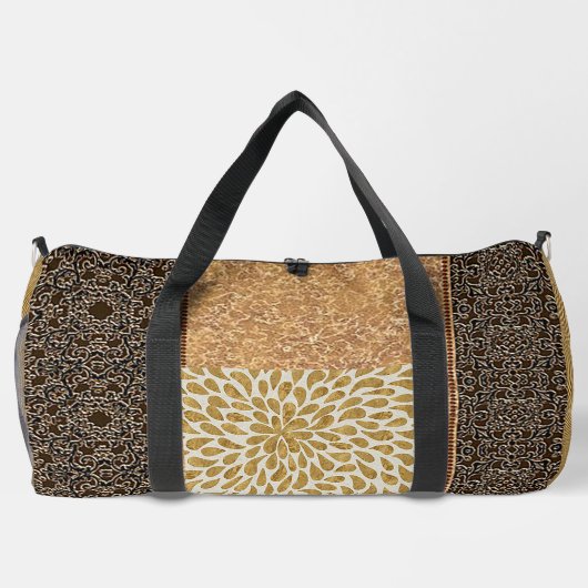 "Zeitgenössischer Stil für Pferde und Buggyen" Näh Duffle Bag (Rückseite)