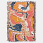 Zeitgenössischer Throw Blanket Decke (Vorderseite Vertikal)