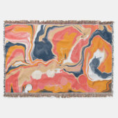 Zeitgenössischer Throw Blanket Decke (Vorderseite)