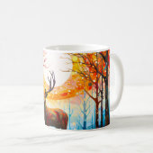 Zeitgenössischer Wald Kaffeetasse (VorderseiteRechts)