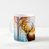 Zeitgenössischer Wald Kaffeetasse (Vorderseite Links)