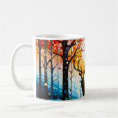 Zeitgenössischer Wald Kaffeetasse (Links)