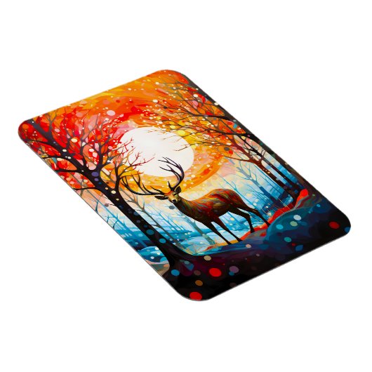 Zeitgenössischer Wald Magnet (Rechte Seite)