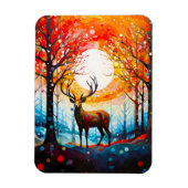 Zeitgenössischer Wald Magnet (Vertikal)