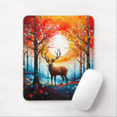Zeitgenössischer Wald Mousepad (Mit Mouse)