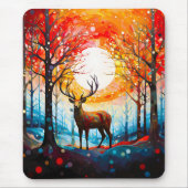 Zeitgenössischer Wald Mousepad (Vorne)