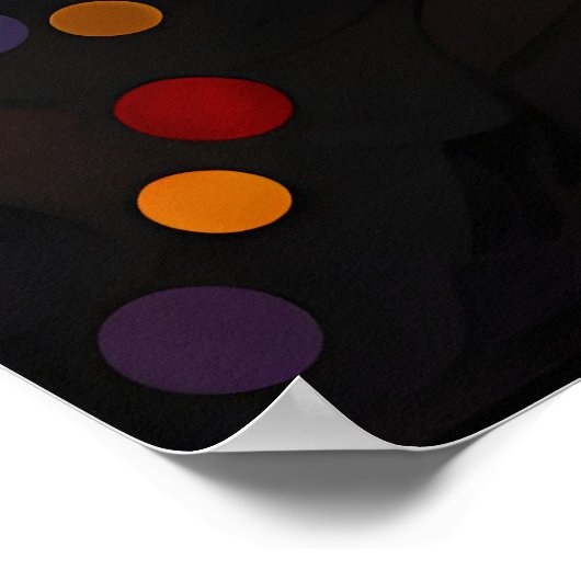 Zeitgenössischer Wald Poster (Ecke)