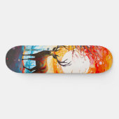 Zeitgenössischer Wald Skateboard (Horizontal)