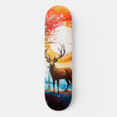 Zeitgenössischer Wald Skateboard (Vorderseite)