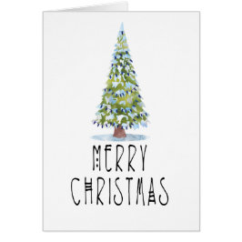 Zeitgenössischer Weihnachtsbaumurlaub